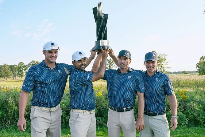“He won a joke tournament” – Fans react to Bryson DeChambeau calling out Zach Johnson for Ryder Cup snub after LIV Chicago win