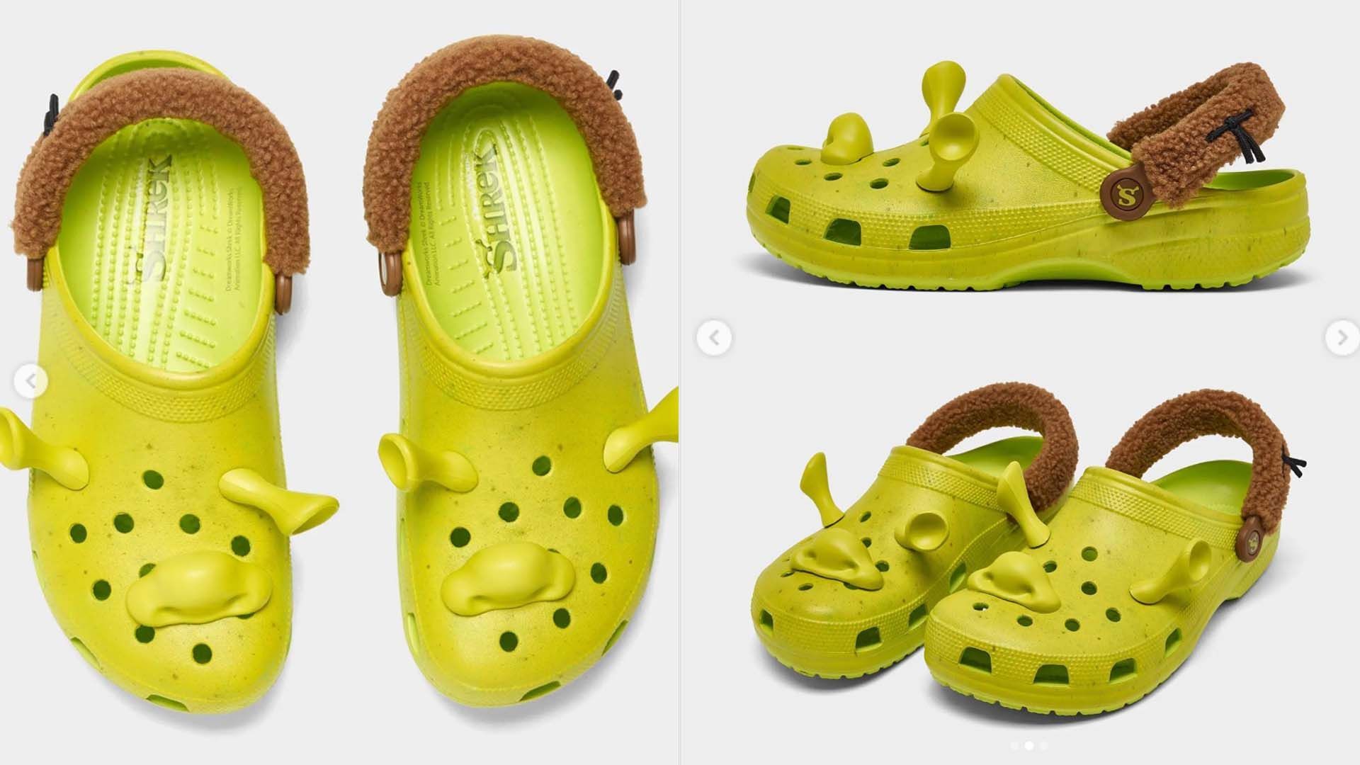 Crocs Boys Crocs Classic DreamWorks Shrek Clogs