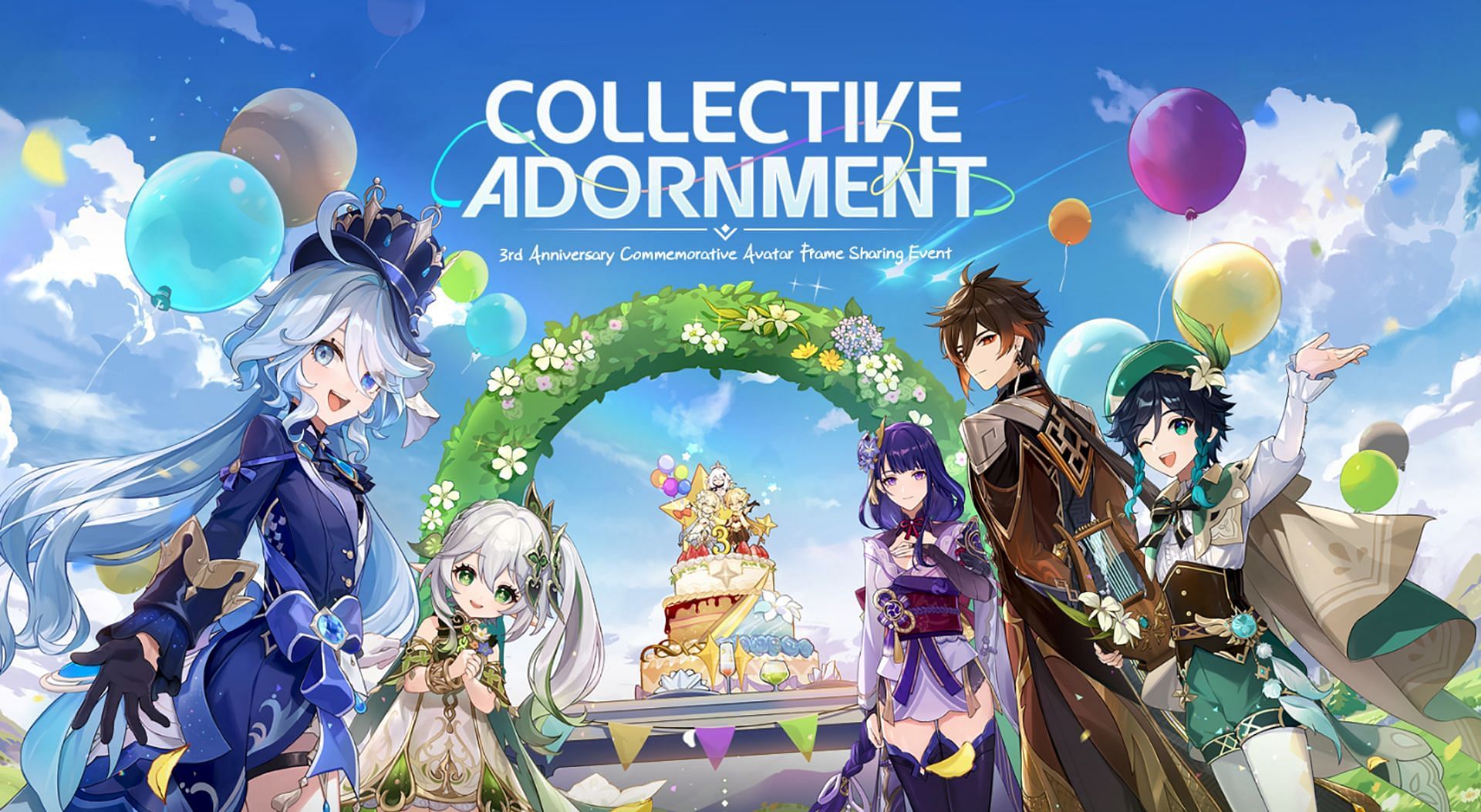 Genshin Impact web event - Collective Adornment