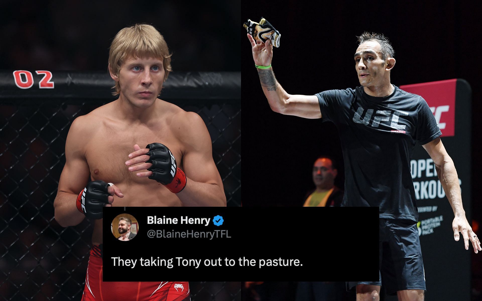 Paddy Pimblett and Tony Ferguson [Image credits: Getty Images] 