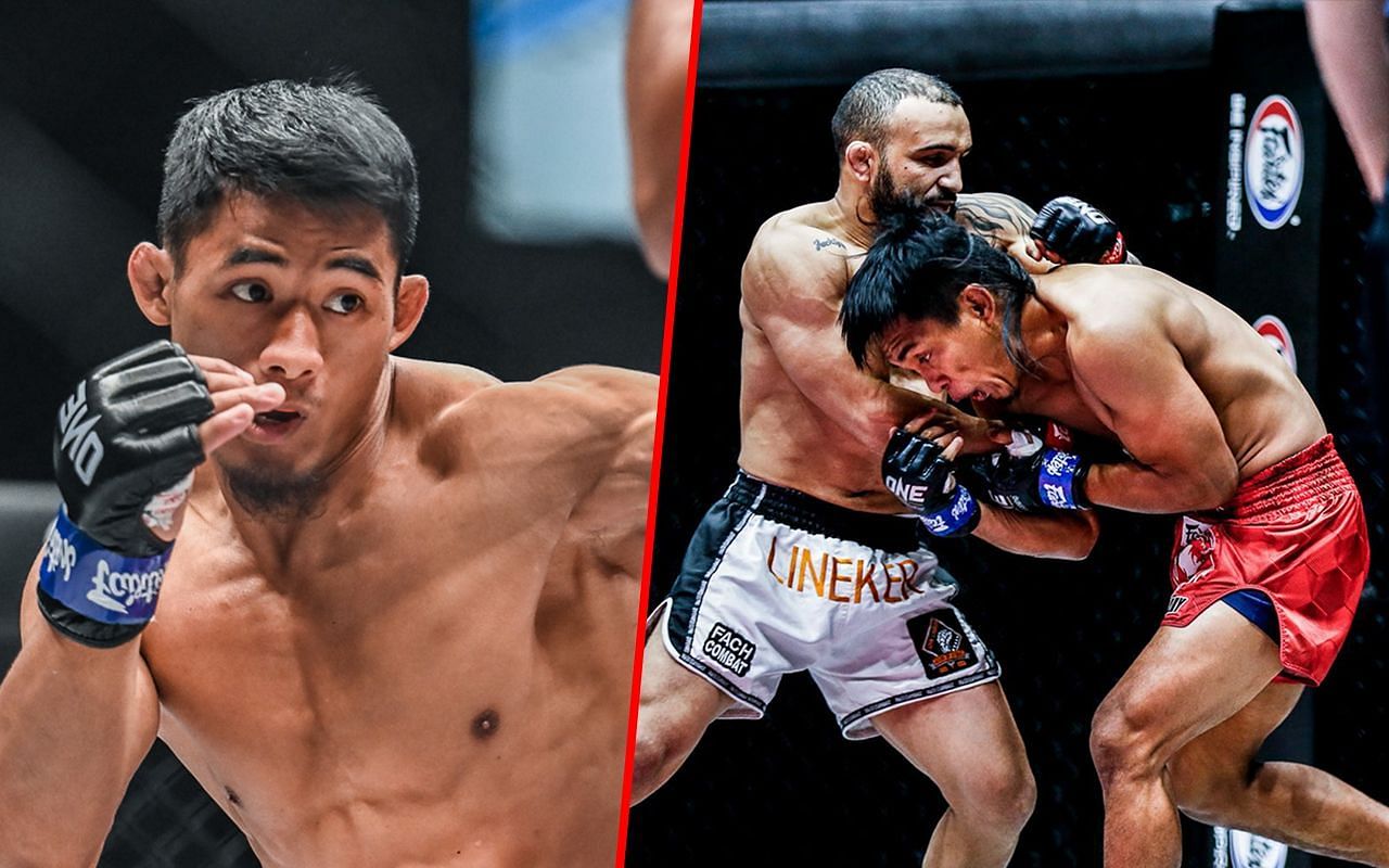 Stephen Loman, John Lineker, Kevin Belingon - Photo by ONE Championship