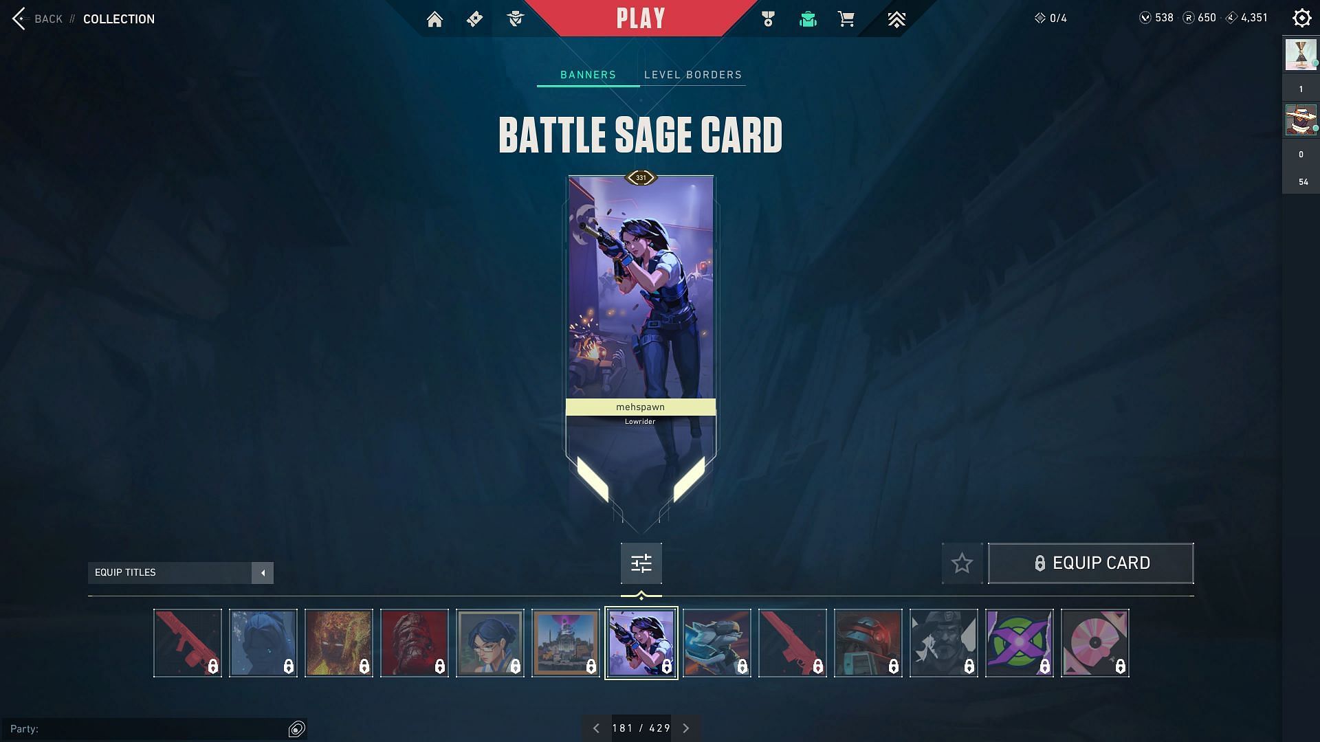 The Battle Sage Player Card (Image via Riot Games)