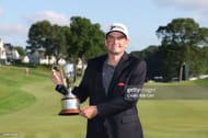Keegan Bradley after winning the Travelers Championship (Image via Getty)