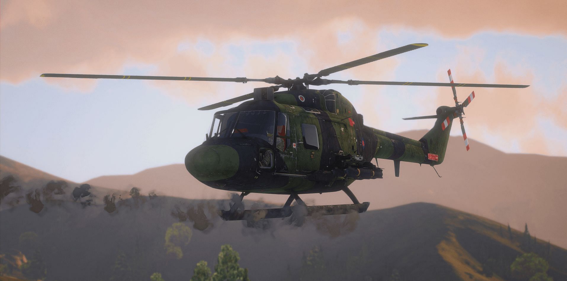 The G-LYNX helicopter (Image via gta5-mods.com)