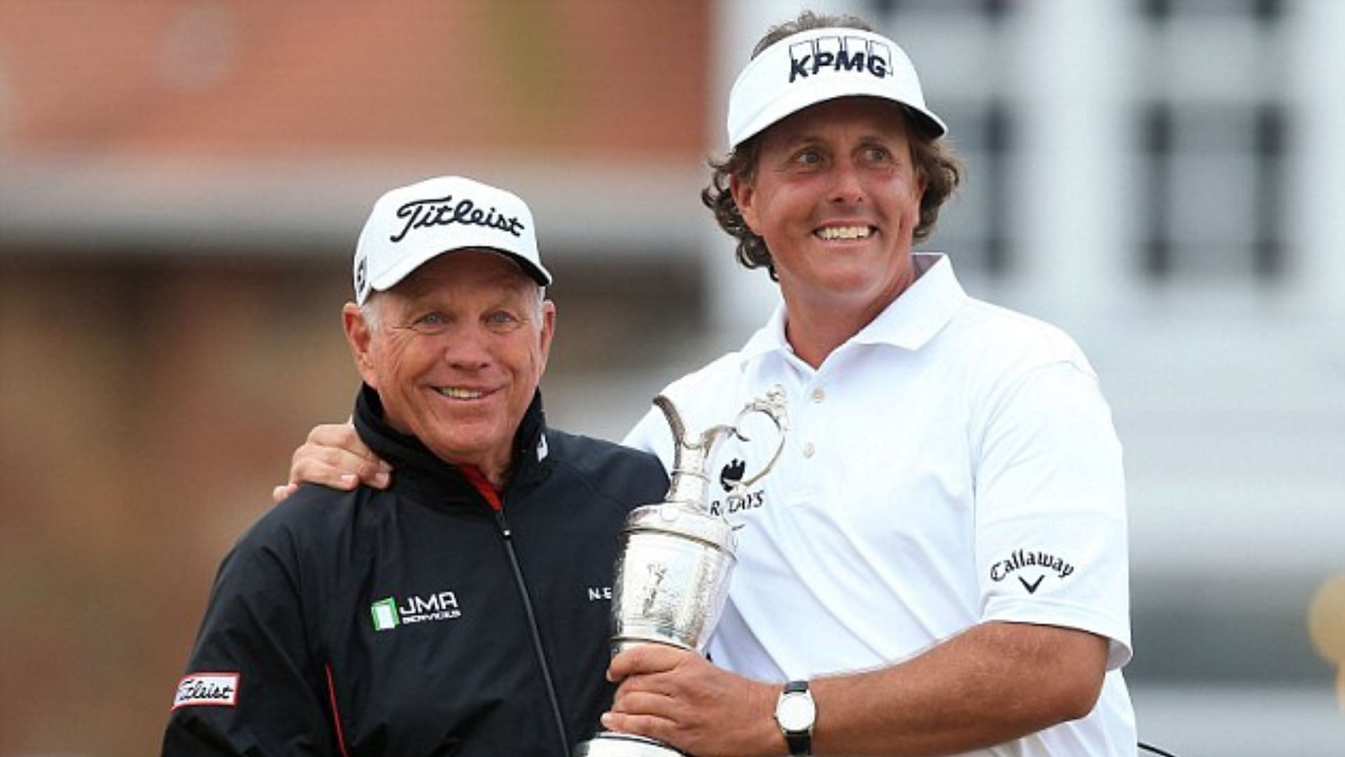 Phil Mickelson and Butch Harmon (Image via PA)