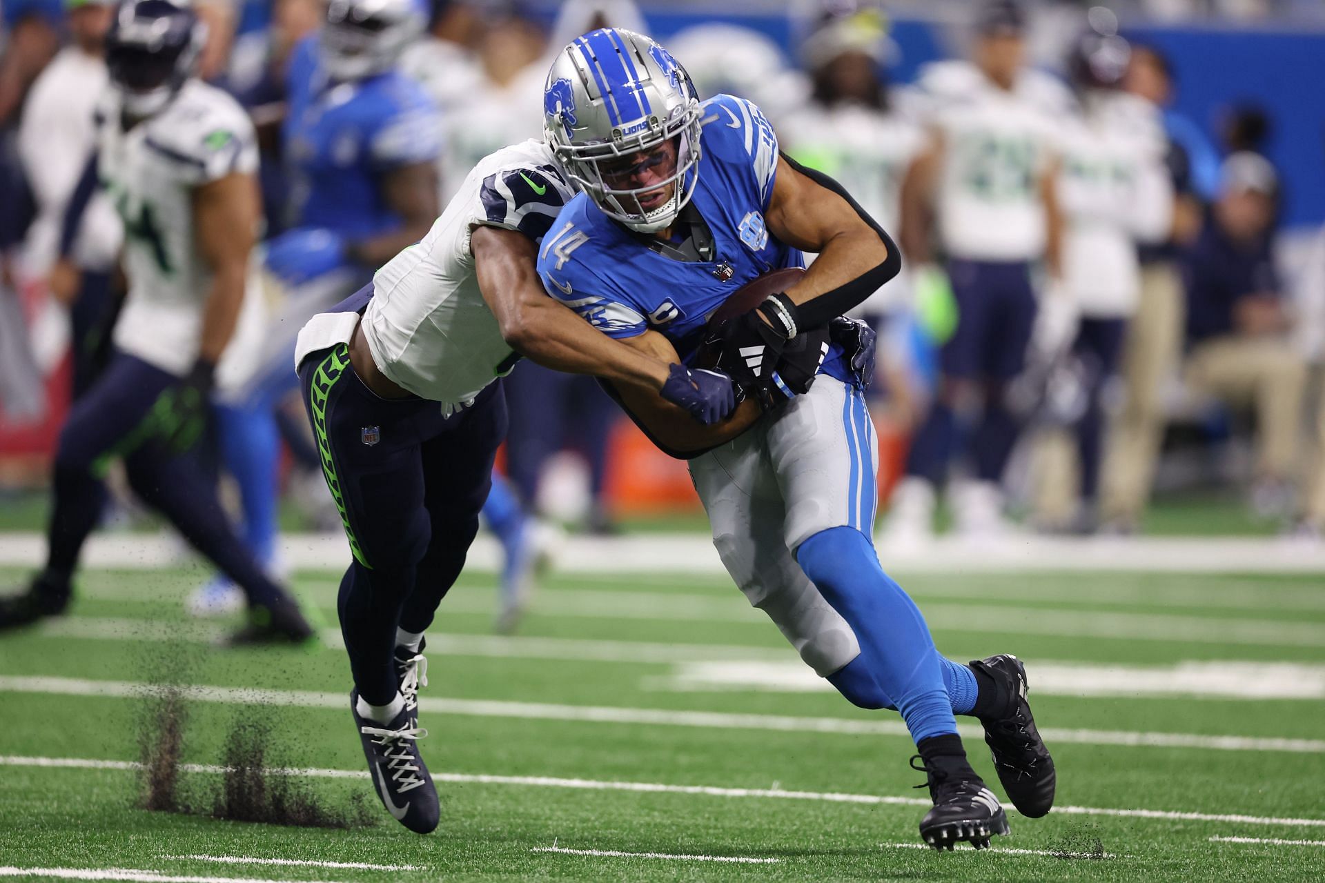 Amon-Ra St. Brown glad for timing of Lions bye week to get ankle right