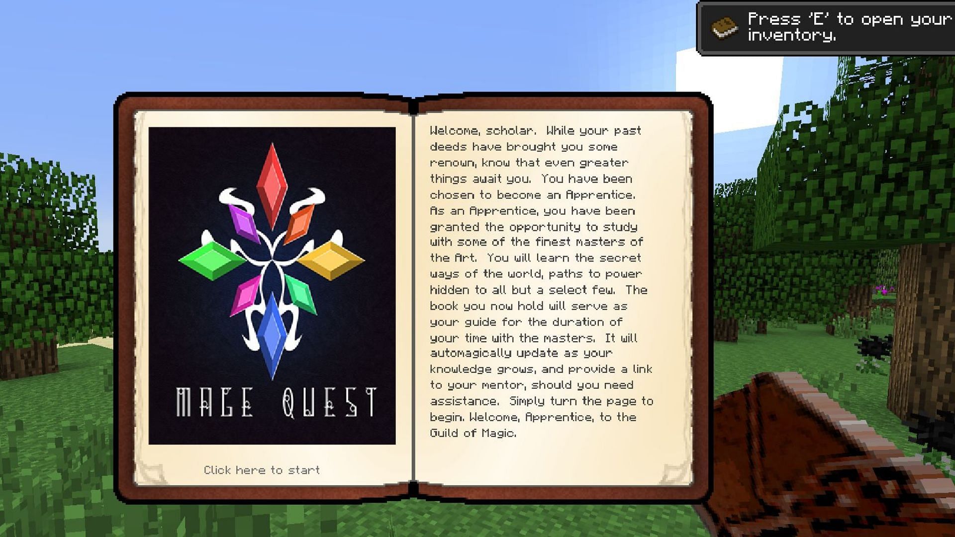 Quest of Magic modpack (Image via Mojang Studios)