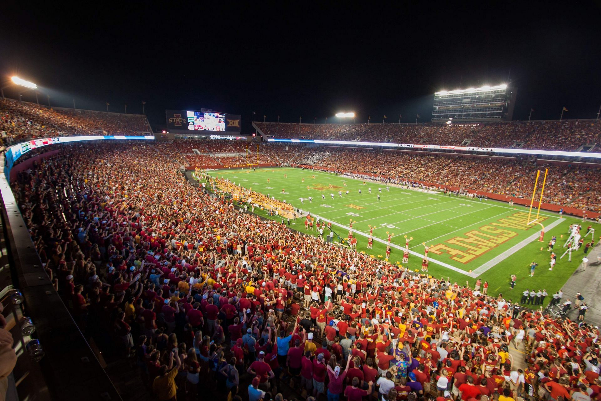 Cyclone Stadium, renamed as the Jack Trice Stadium