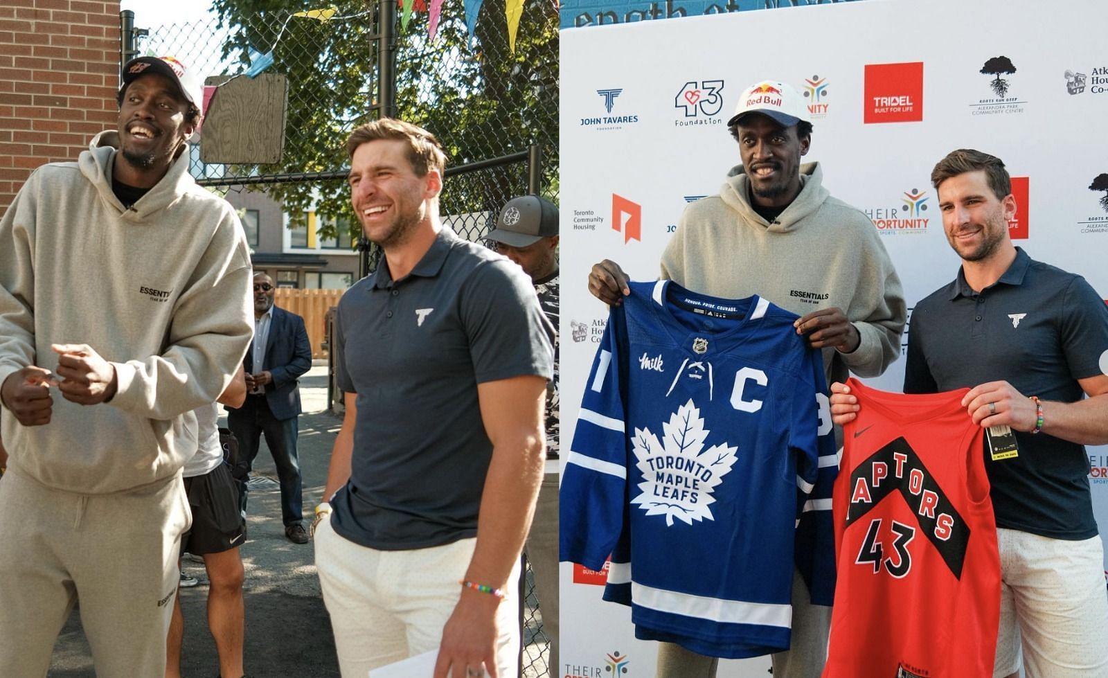 John Tavares links up with Pascal Siakam to give back to the community of Toronto