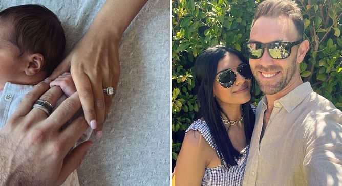 [Picture] Glenn Maxwell’s wife shares adorable snapshot of newborn baby, reveals his name
