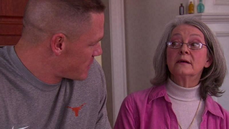John Cena with his mother