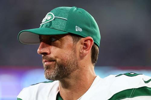 Aaron Rodgers at New York Jets v New York Giants