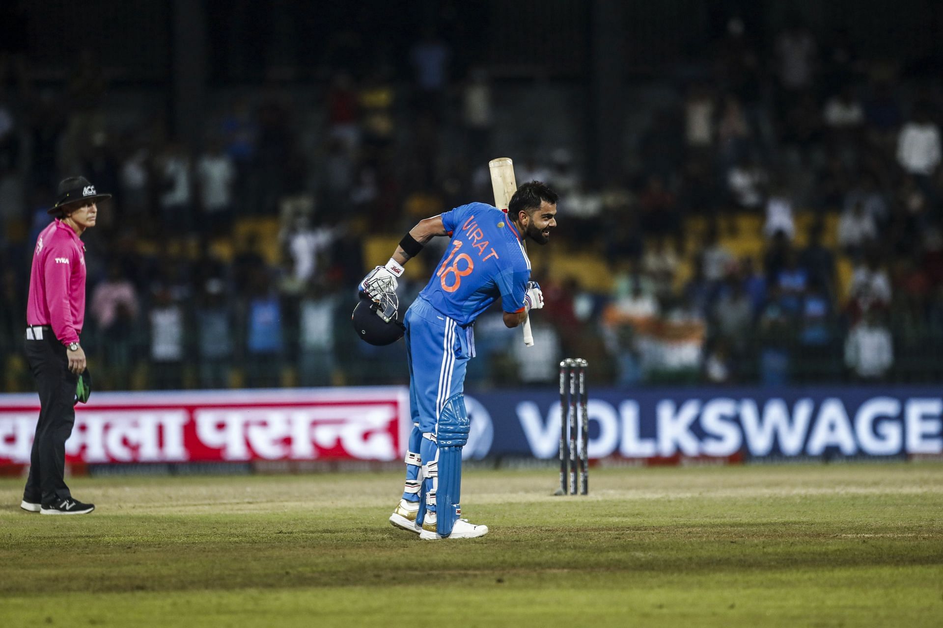 Virat Kohli completed his 13,000 ODI runs during his innings vs Pakistan [Getty Images]