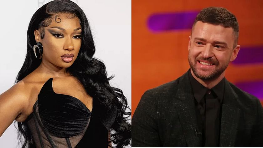 Megan Thee Stallion and Justin Timberlake at the VMAs