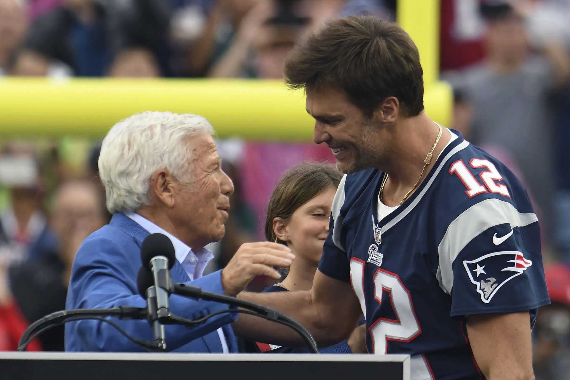 Tom Brady was honored