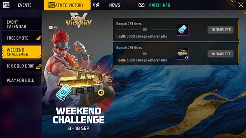 Access the event to claim the rewards (Image via Garena)