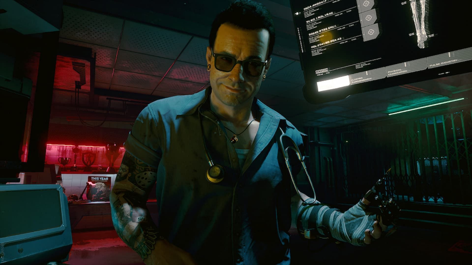 Cyberware implants can be bought from Ripperdocs in Cyberpunk 2077 (Image via CD Projekt Red)