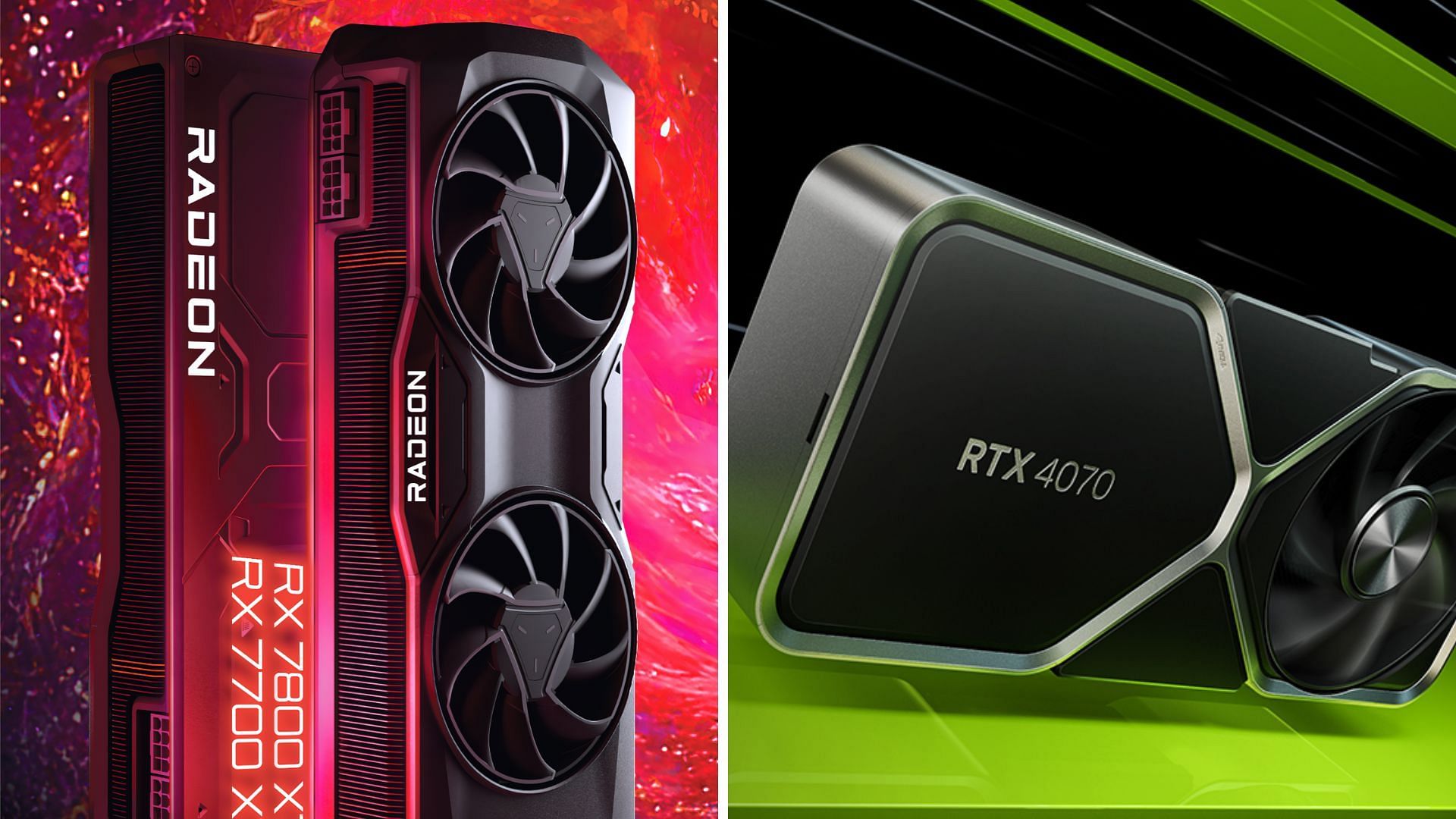 La Radeon RX 7800XT aussi efficace qu'une GeForce RTX 4070 ?
