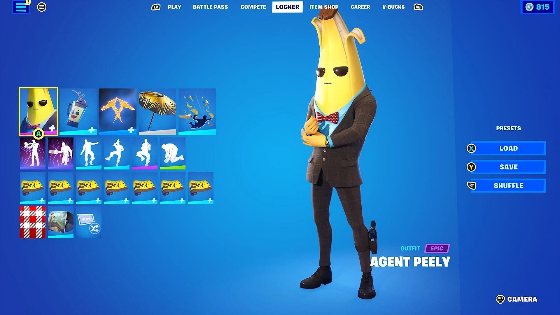 Agent Peely epic skin (Image via Epic Games)