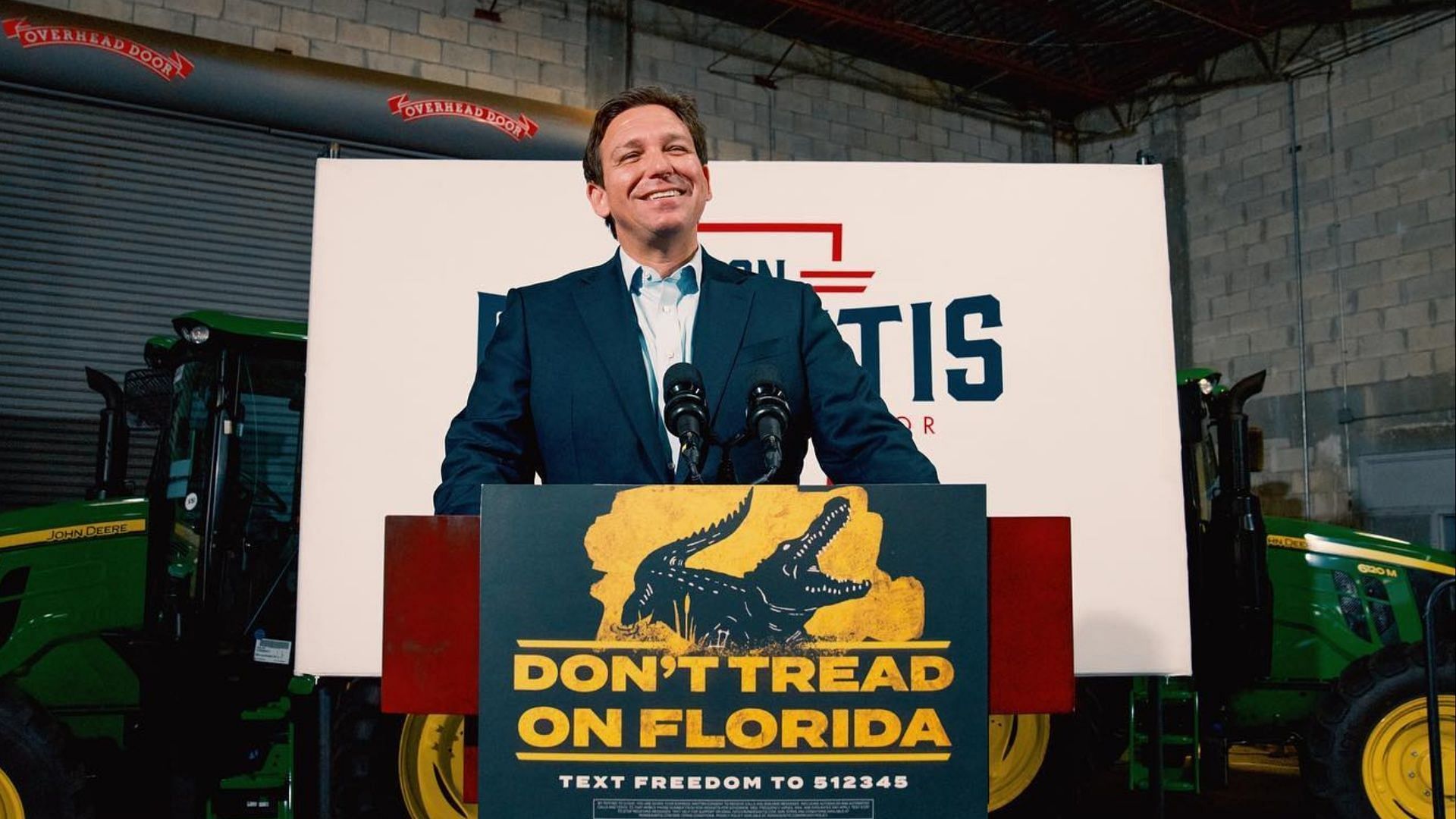 DeSantis suspends four Florida private schools from school choice scholarship programs due to alleged CCP ties (Image via Instagram/@rondesantis)