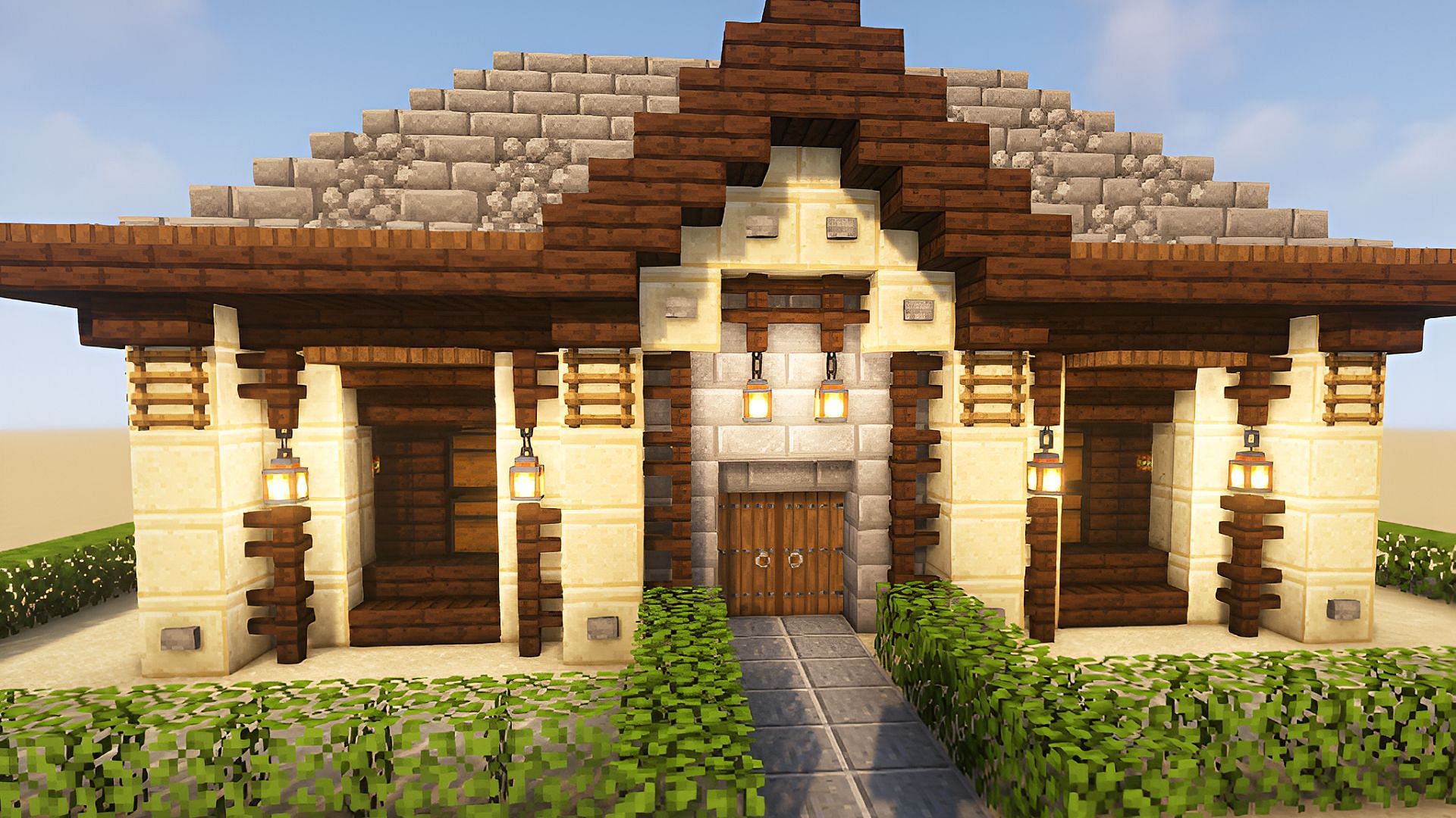 Simple wood house I made! What do you think? in 2023  House in the woods,  Minecraft mansion, Minecraft houses