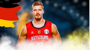 Watch: Andreas Obst sends Tyrese Haliburton sliding, while hitting clutch-3 to knock USA out