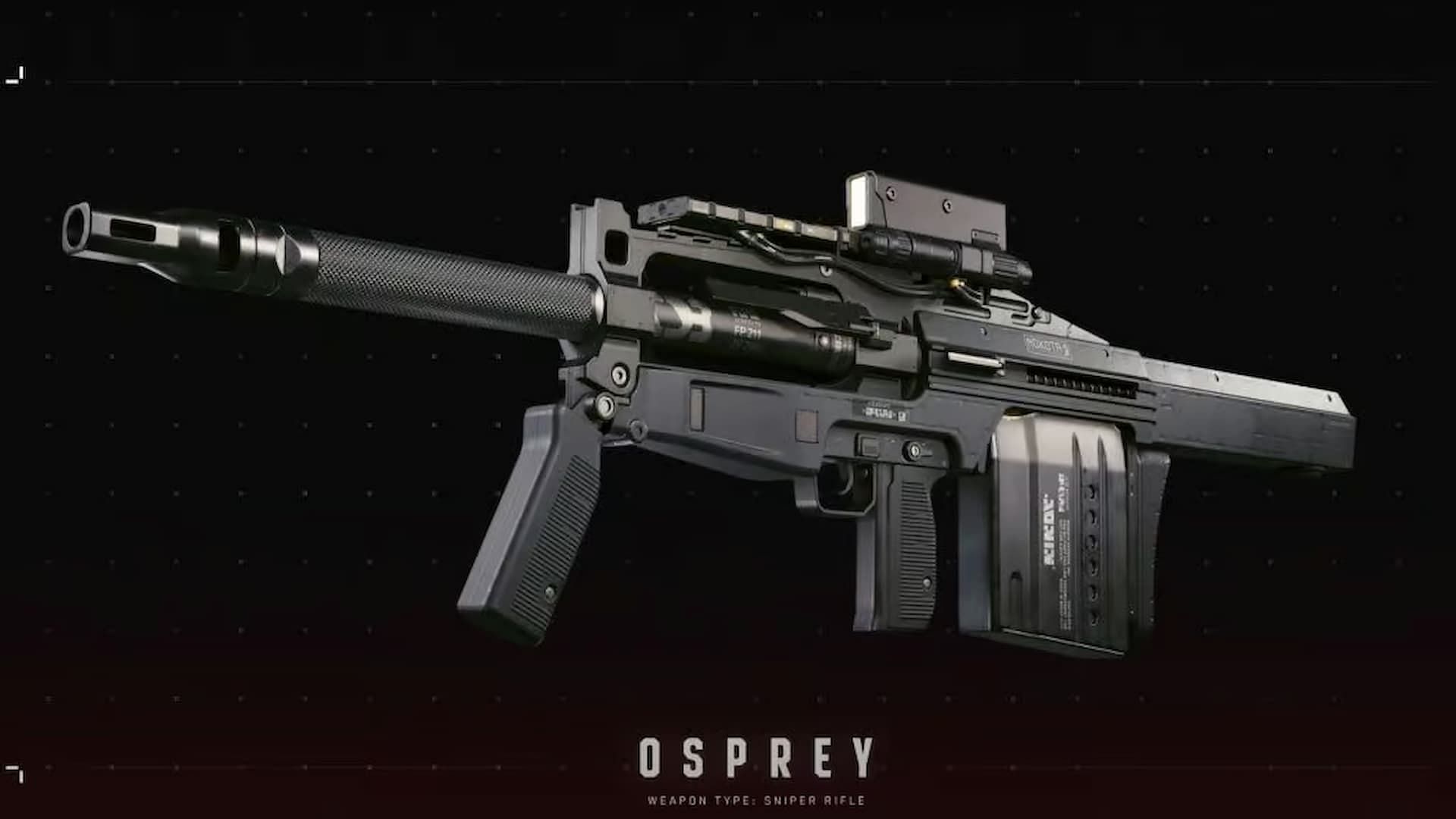 The new Osprey rifle is an ideal weapon for long-range combat (Image via CD Projekt RED)