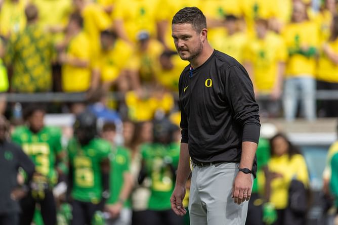 "We're not done yet" - Dan Lanning vows to humble Deion Sanders' Colorado as halftime interview catches instant fire
