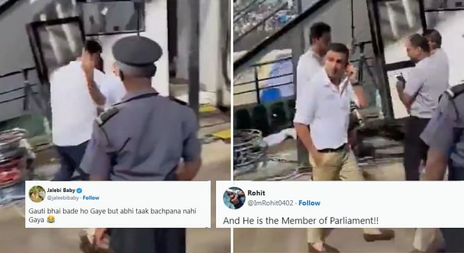"Abhi taak bachpana nahi gaya" - Fans react to Gautam Gambhir’s middle-finger reaction to ‘Kohli, Kohli’ chants during Indo-Pak Asia Cup showdown