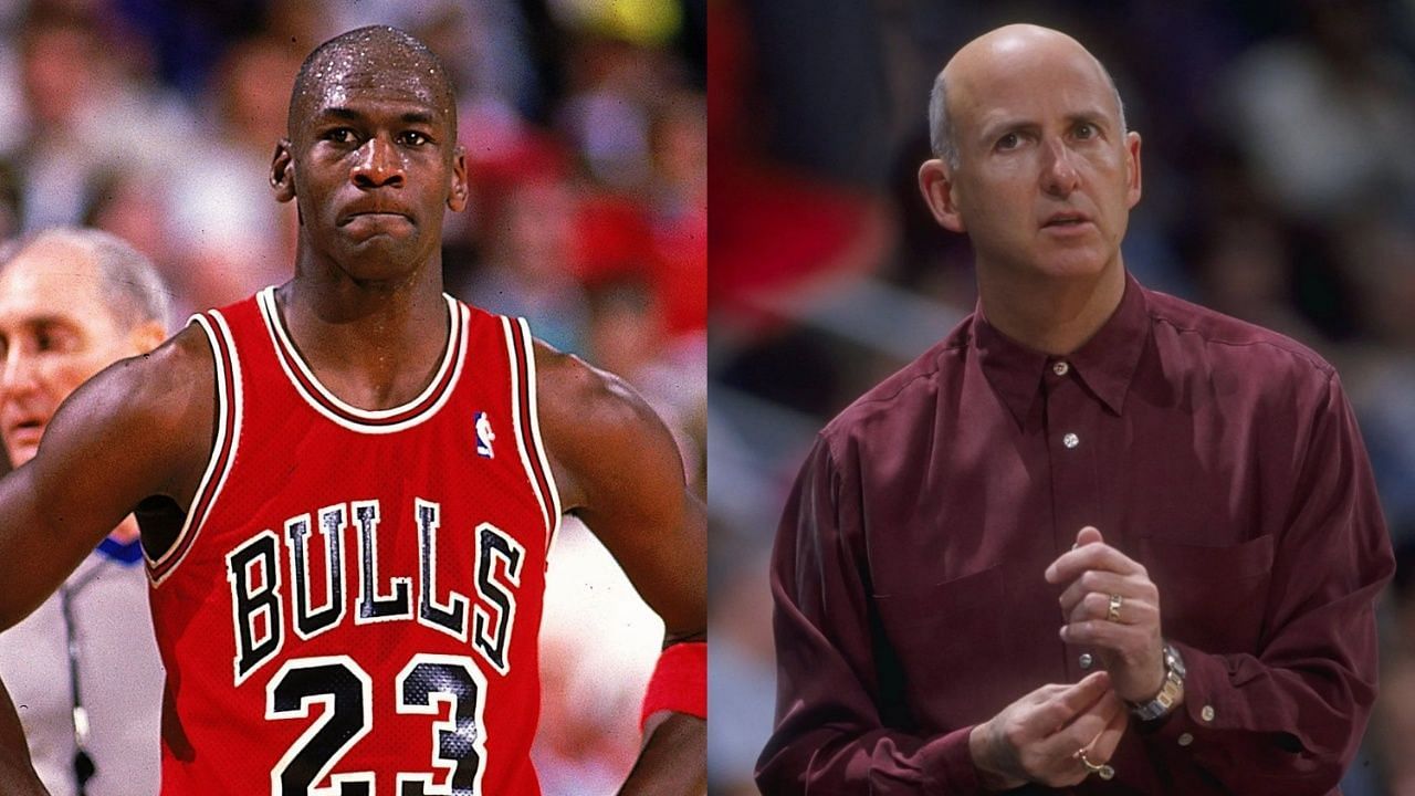 Michael Jordan of the Chicago and David Falk
