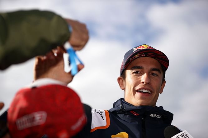 Marc Marquez keeping an eye on the 'interesting test' after the San Marino MotoGP for Honda's big push