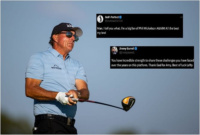 "You have incredible strength to share these challenges" - Phil Mickelson gathers Golf fans' support after emotional revelation of his addiction