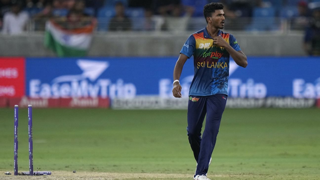 Left-arm pacer Madushanka is one of the most exciting prospects in Sri Lanka at present