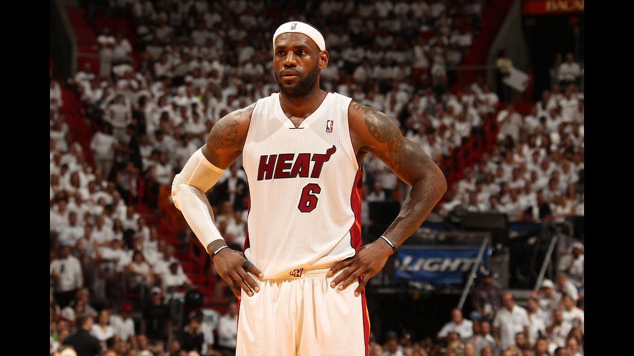 Former Miami Heat superstar forward LeBron James