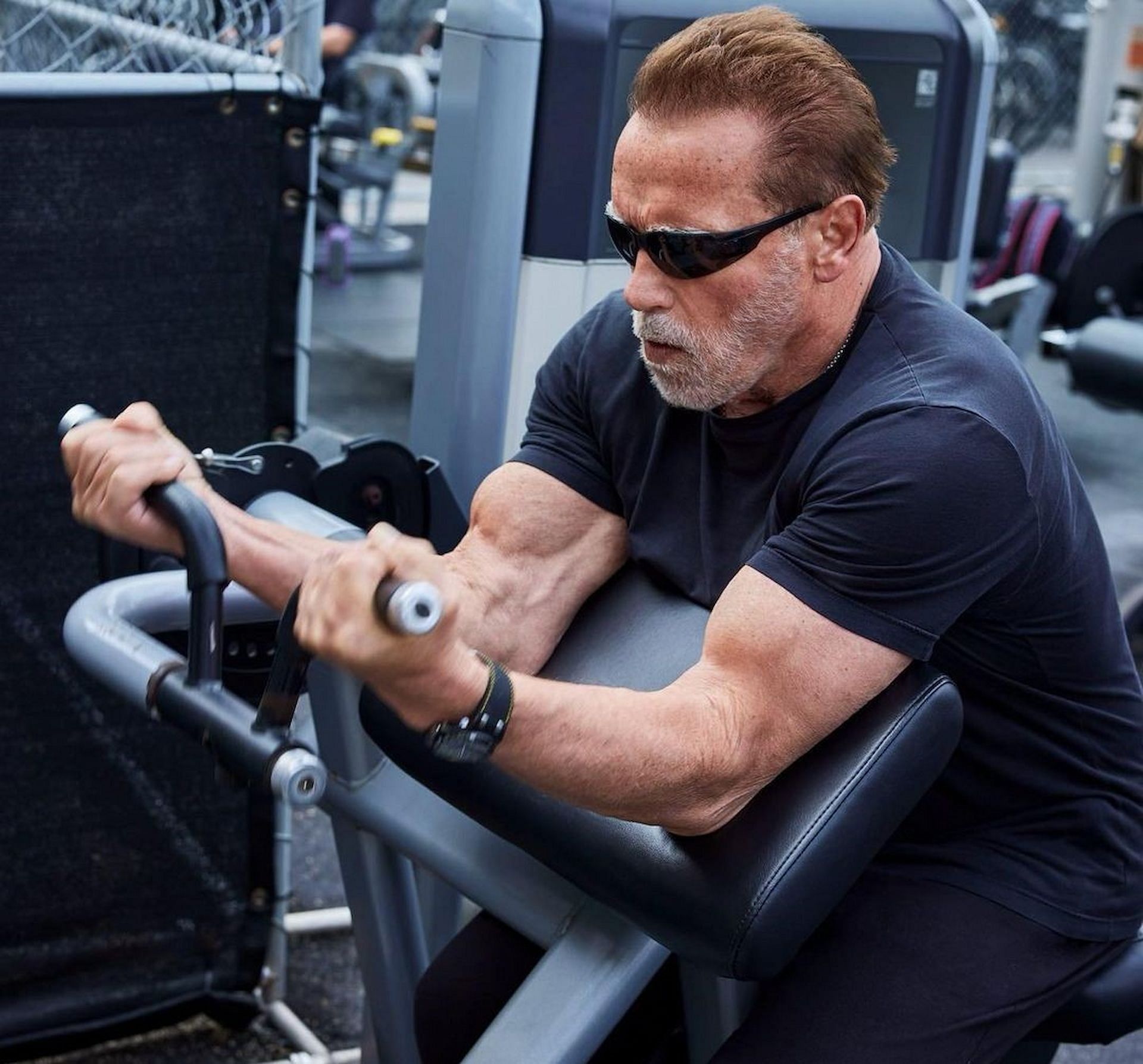 Nothing can stop me Arnold Schwarzenegger is back at the gym