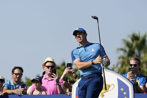 Rory McIlroy at the Ryder Cup