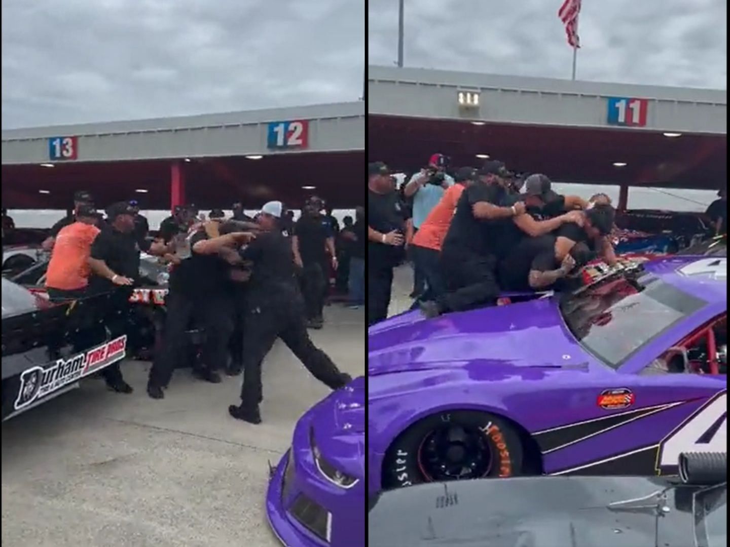 Brawl at NASCAR event Martinsville speedway