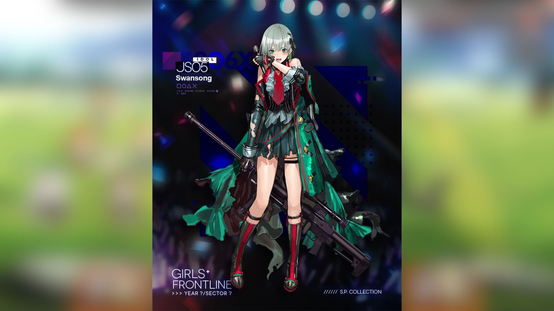 JS05 with Rifle in Girls Frontline. (Image via Mica Team)