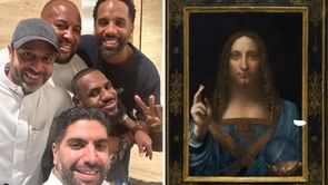 LeBron James rubs shoulders with Saudi Prince, who once brought a $450.3 million Leonardo Da Vinci painting