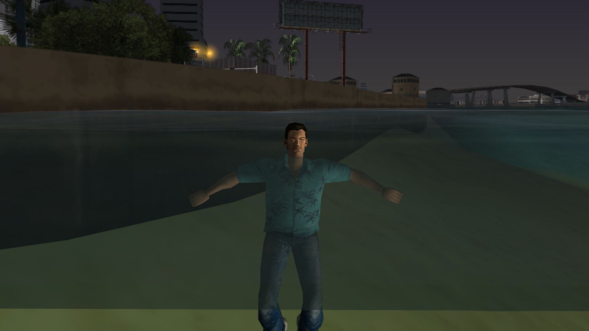 You won&#039;t instantly drown anymore with this modification installed (Image via Tommy_Vercetti102)