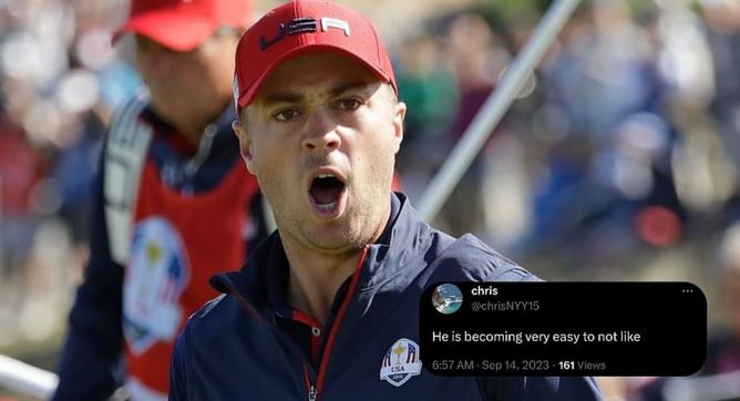 "He is becoming very easy to not like" - Fans furious as Justin Thomas says he doesn't have to 'prove anything' at the Ryder Cup
