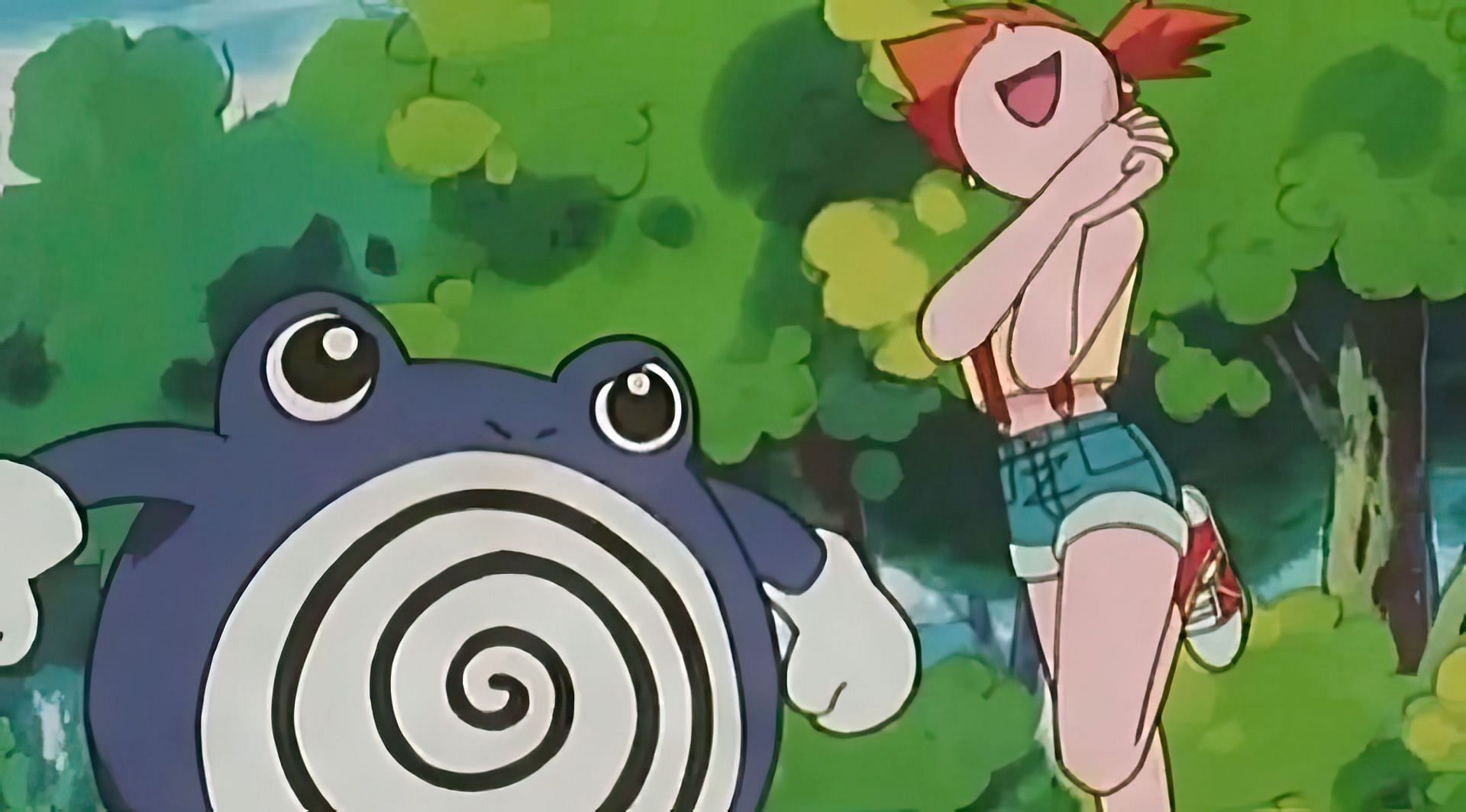 Poliwhirl as seen in the anime (Image via The Pokemon Company)