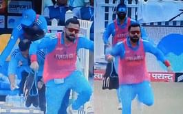 Asia Cup 2023 : बांग्लादेश के खिलाफ मुकाबले के दौरान ड्रिंक्स लेकर आये विराट कोहली का दिखा मजेदार अंदाज, देखें वीडियो