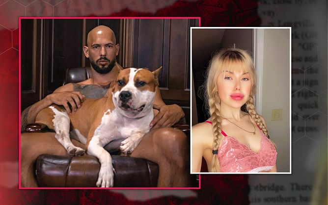 "I do not know who this girl is" - Andrew Tate responds after Laura Tate tattoos 'husband's name on her body