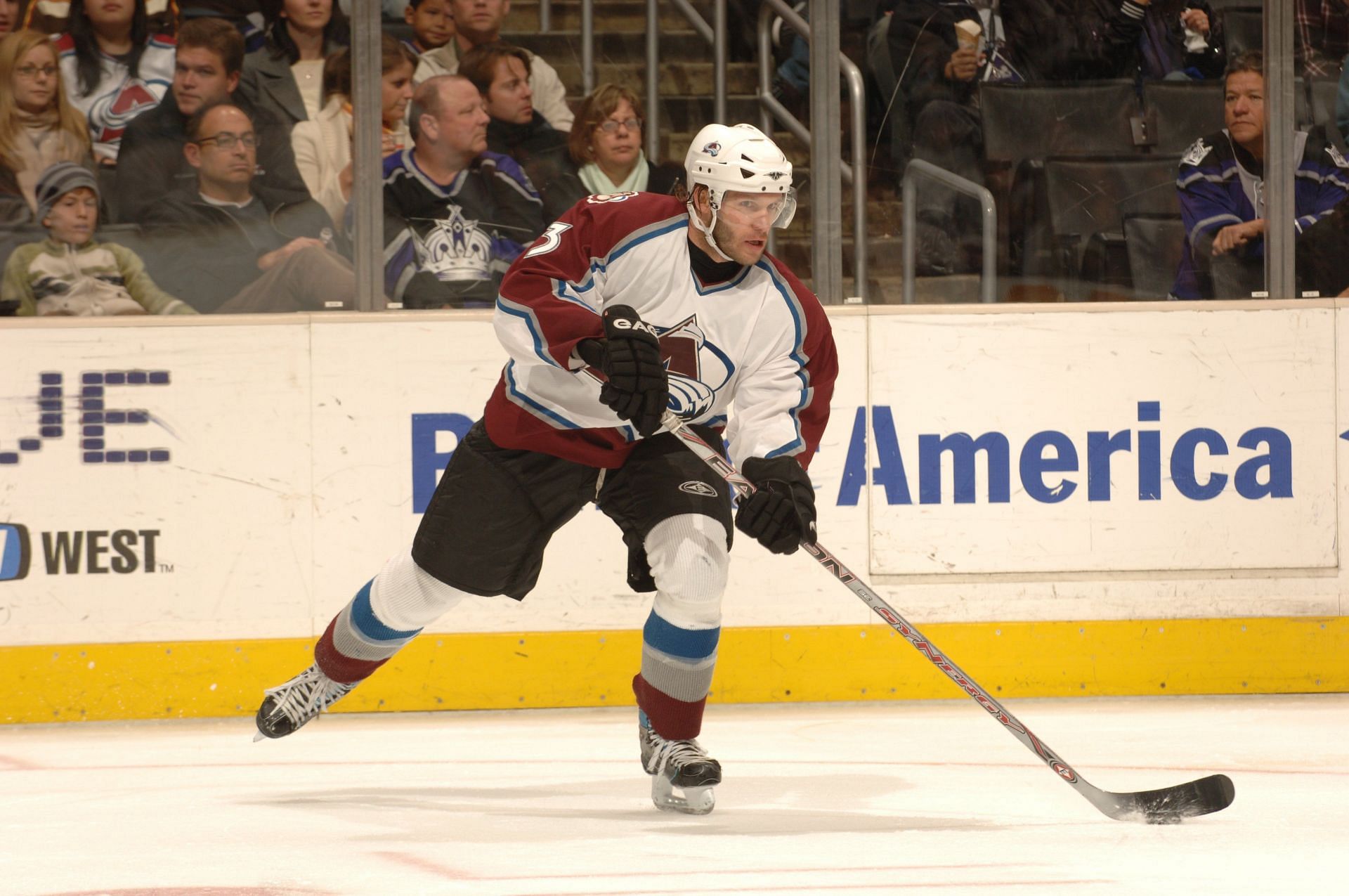 Karlis Skrastins, Colorado Avalanche v Los Angeles Kings