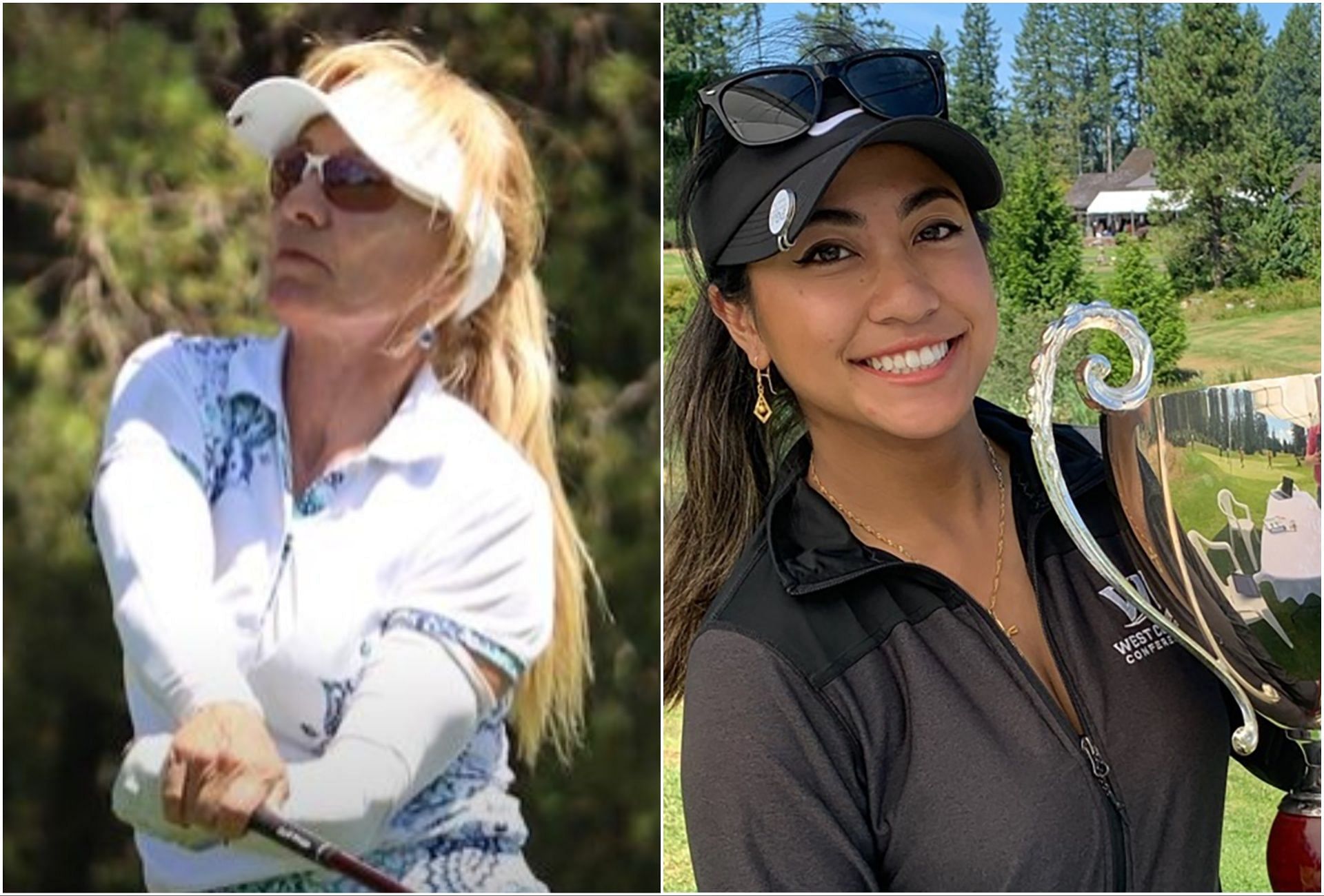 Annette Gaiotti  (via YouTubeUtah Golf Association) and Jessica Mangrobang (via Gonzaga University Athletics website)