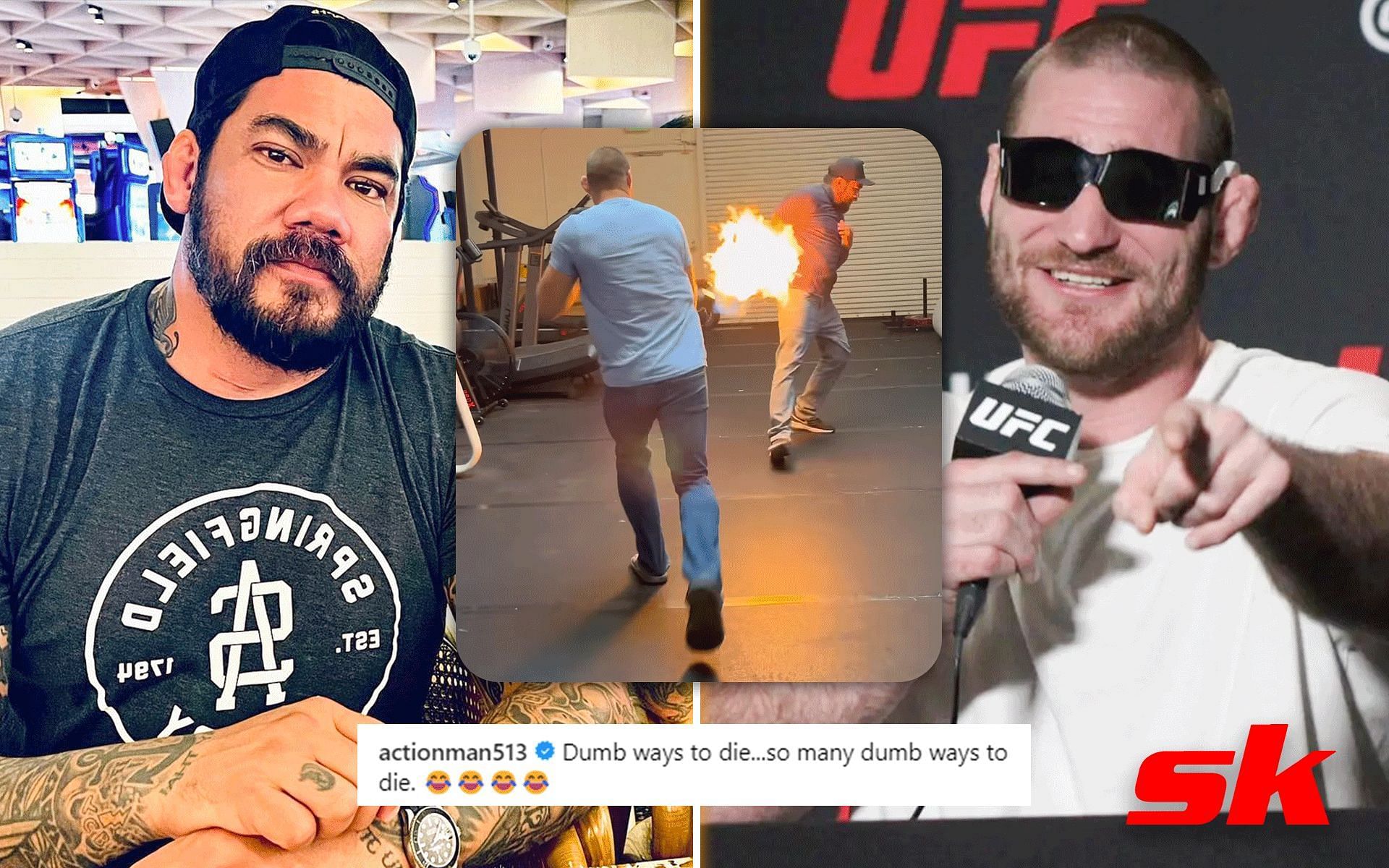 Hans Molenkamp and Sean Strickland [Image credits: @hansmolenkamp and @strickland_mma on Instagram] 
