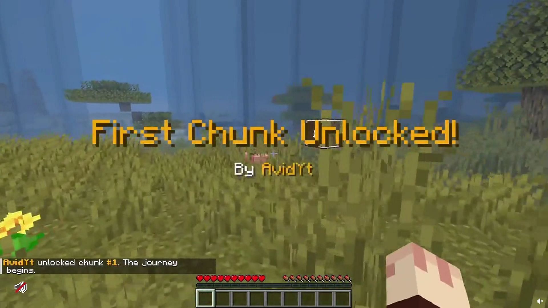Chunklock is a custom game mode made by a Minecraft Redditor (Image via Reddit/u/McEMau5)