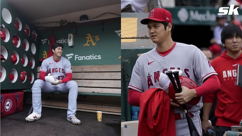 Angels use Shohei Ohtani body double for team picture day