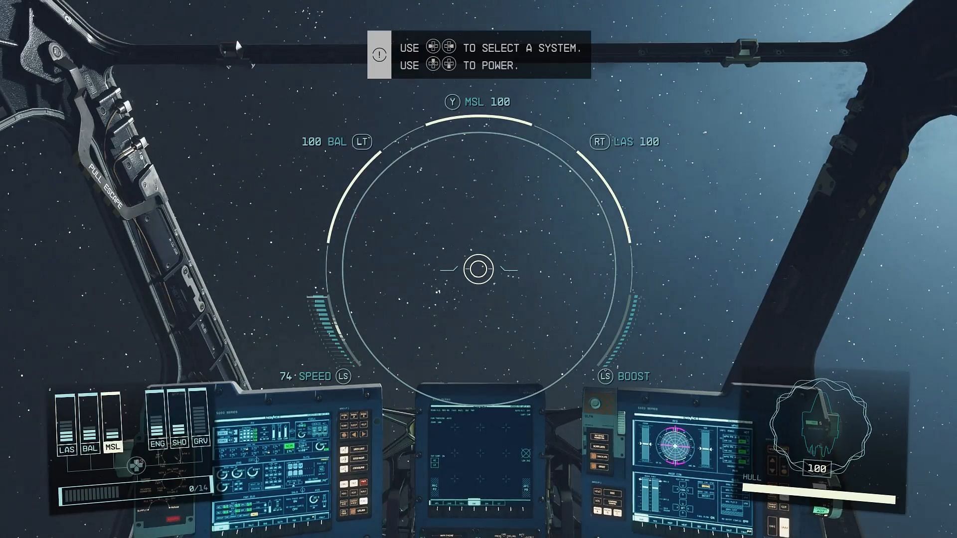 The first-person view is great while in combat in Starfield (Image via Bethesda)